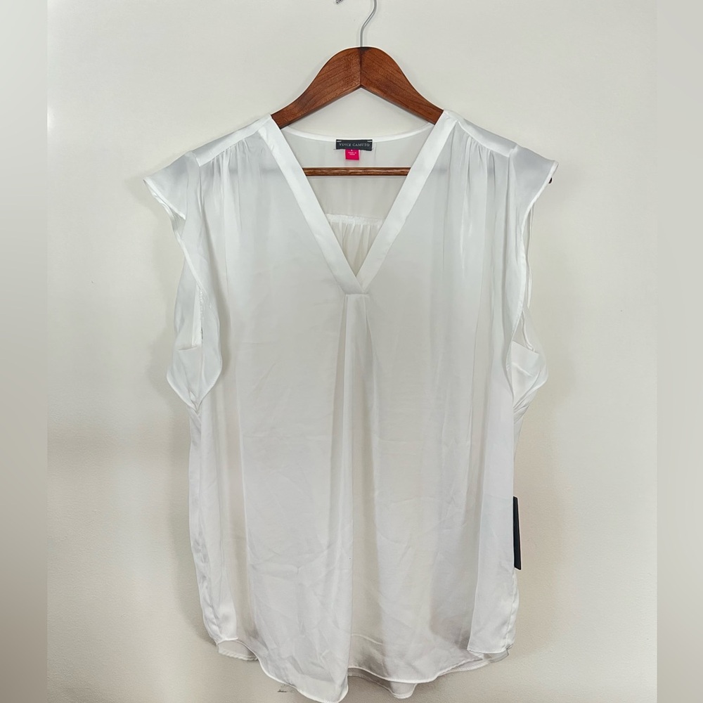Vince Camuto New Ivory Top L – New with Tags – Elegant Blouse - Picture 3 of 8